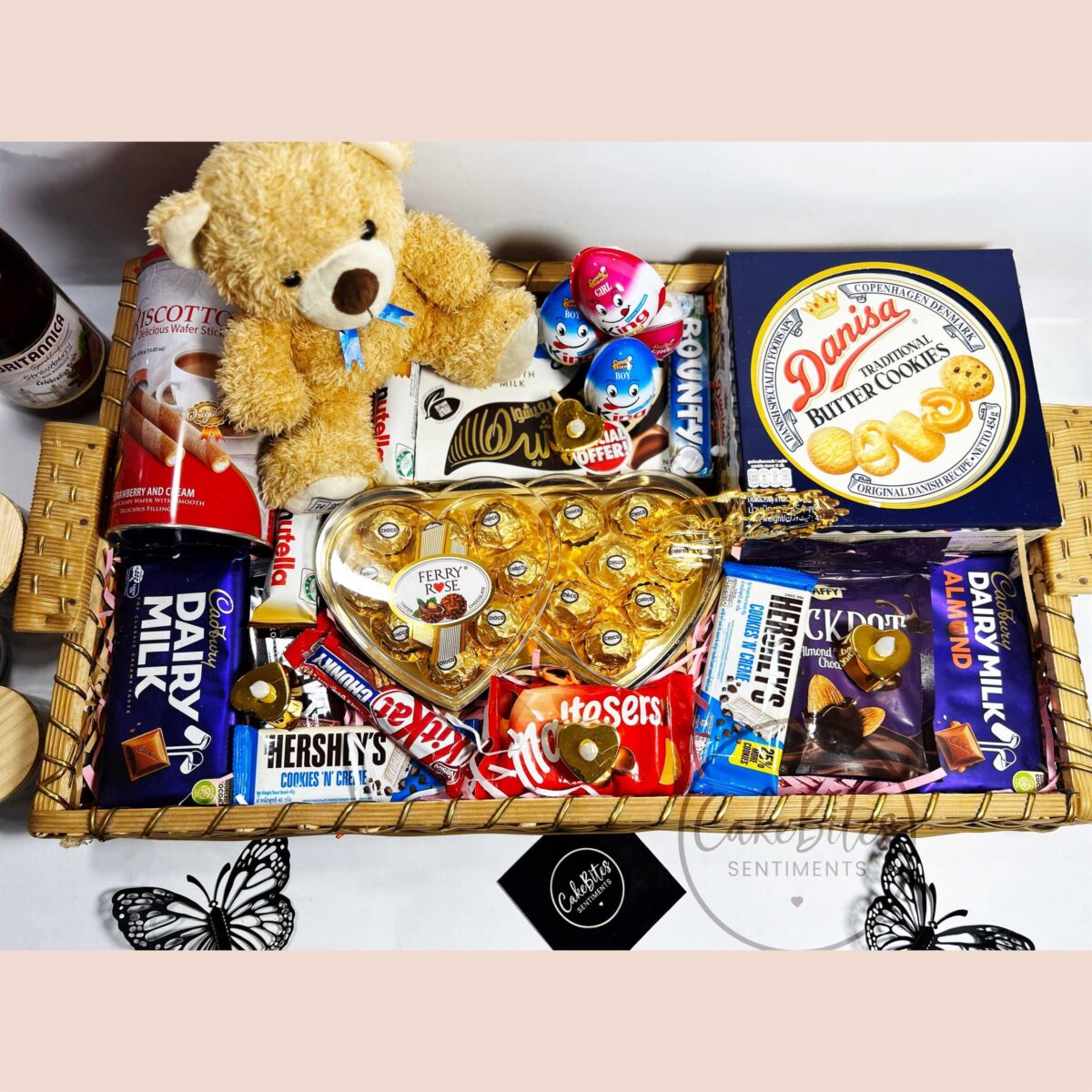 Golden Glow Chocolate Basket - CBS 1032