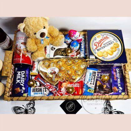 Golden Glow Chocolate Basket - CBS 1032