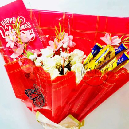Scarlet Bliss Chocolate Bouquet - CBS 1045