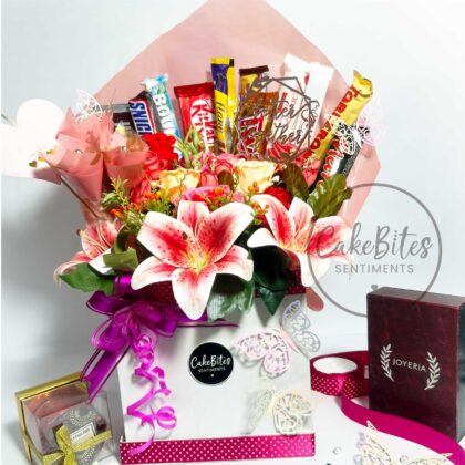 Blush Bloom Chocolate Bouquet - CBS 1001