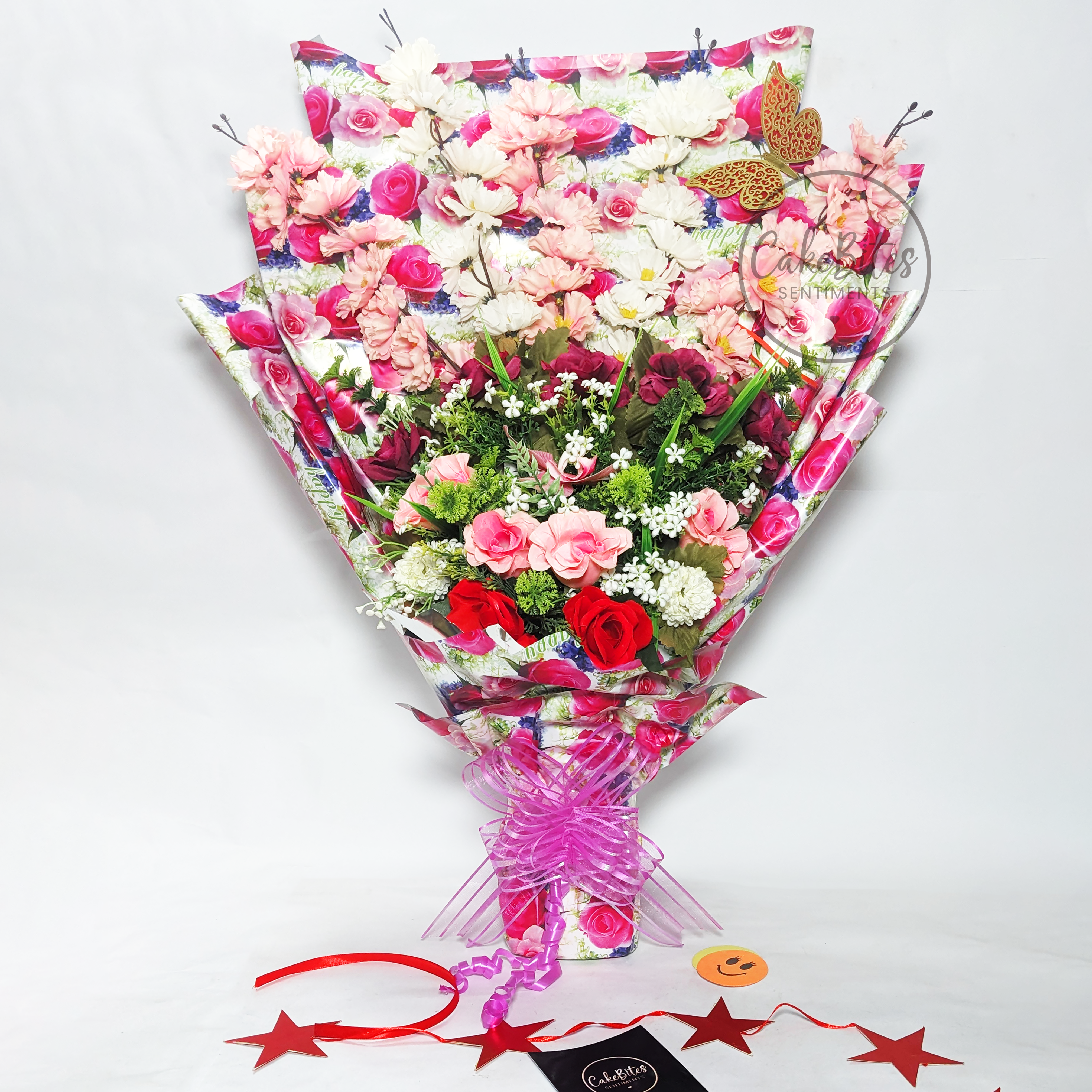 Rainbow Petal Blossom Bouquet