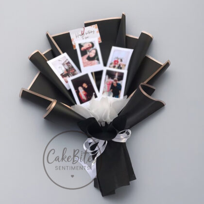 Black Polaroid Surprise Bouquet